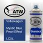 Preview: Volkswagen, Mystic Blue Pearl Effect, LC5L: 400ml Sprühdose, von ATW Autoteile West.